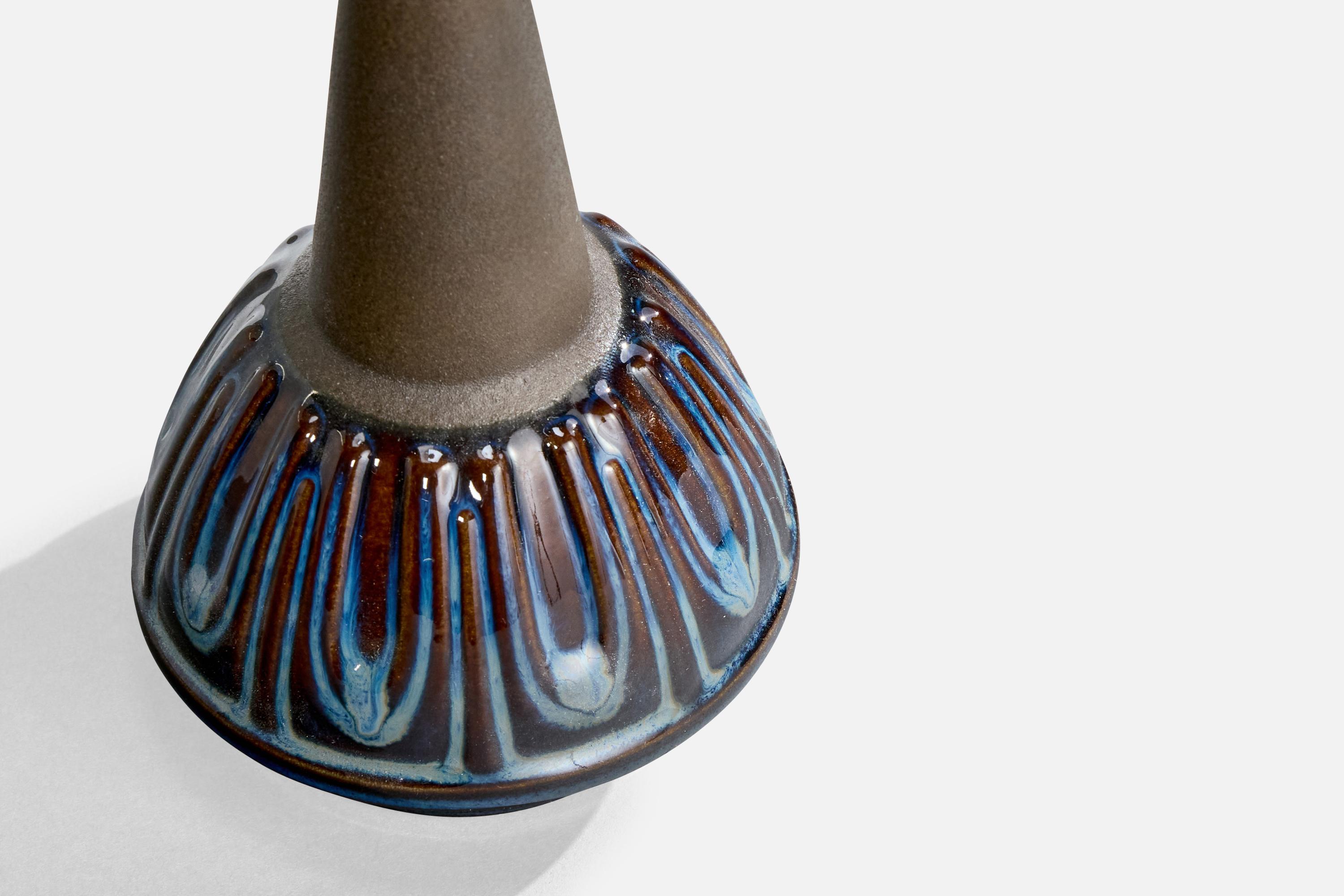Søholm Stentøj, lampes de table, grès, Danemark, années 1960 Bon état - En vente à High Point, NC