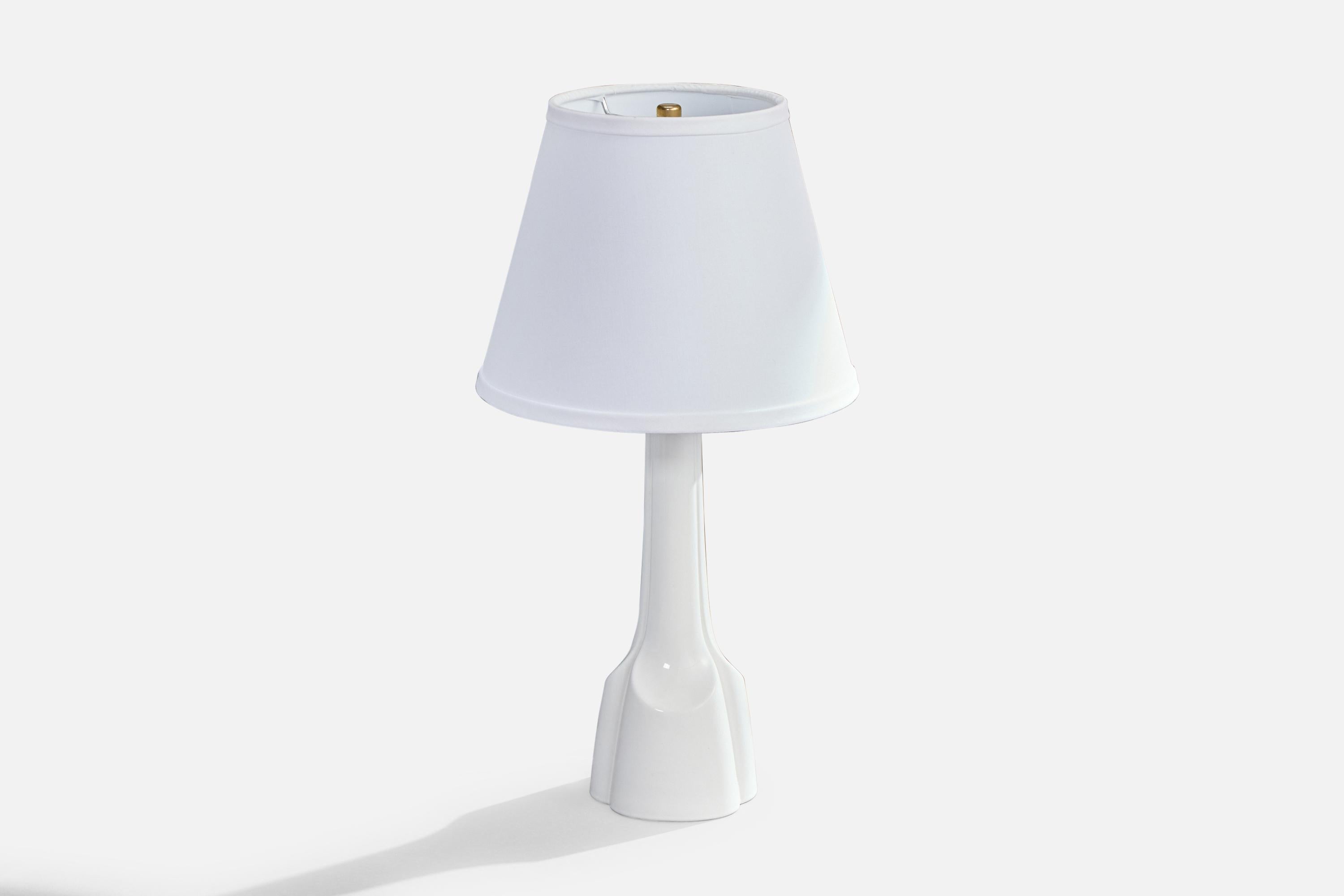 Milieu du XXe siècle Søholm Stentøj, lampes de table, grès, Danemark, années 1960 en vente