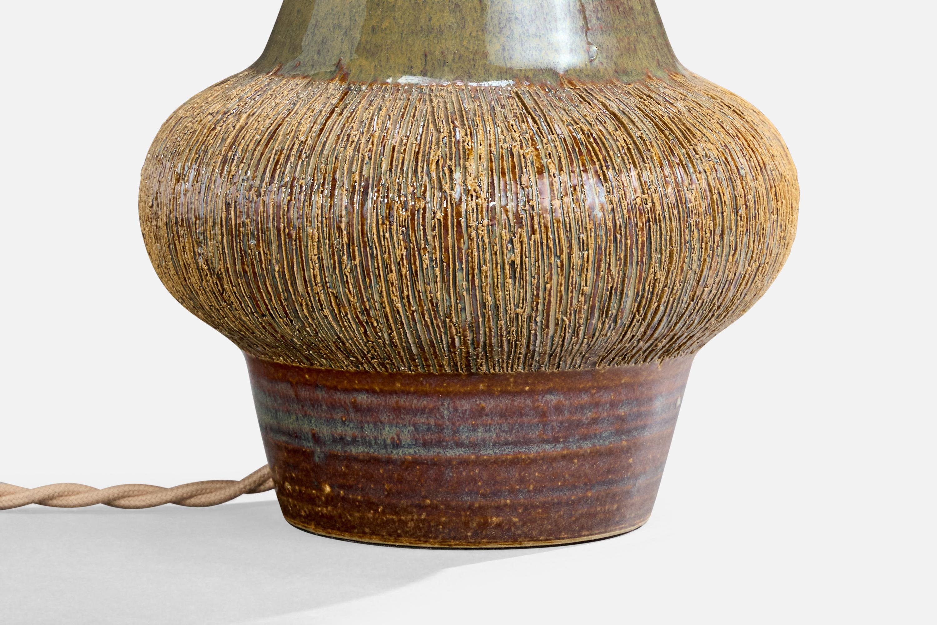 Søholm Stentøj, Lámparas de mesa, Gres, Dinamarca, Década de 1960 en venta 1