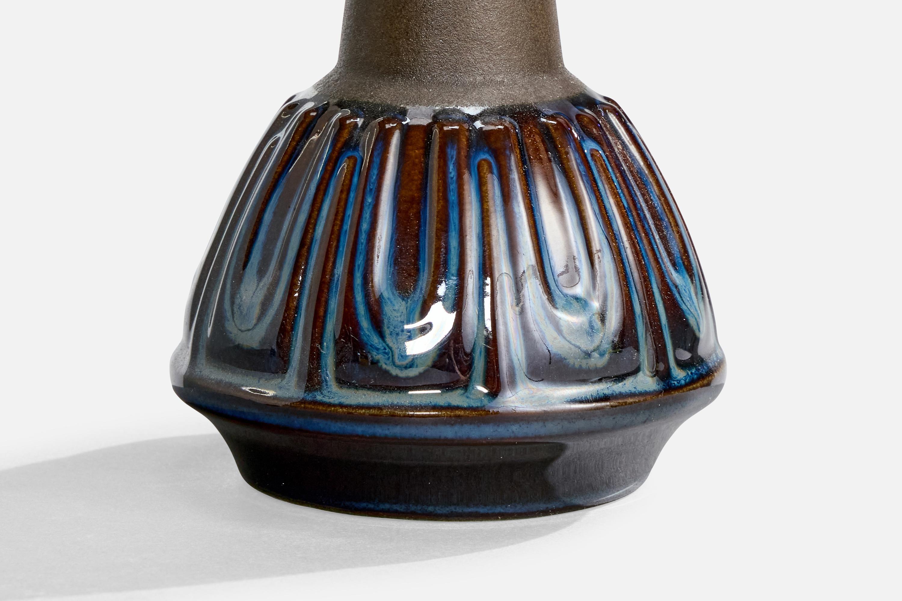 Pierre Søholm Stentøj, lampes de table, grès, Danemark, années 1960 en vente