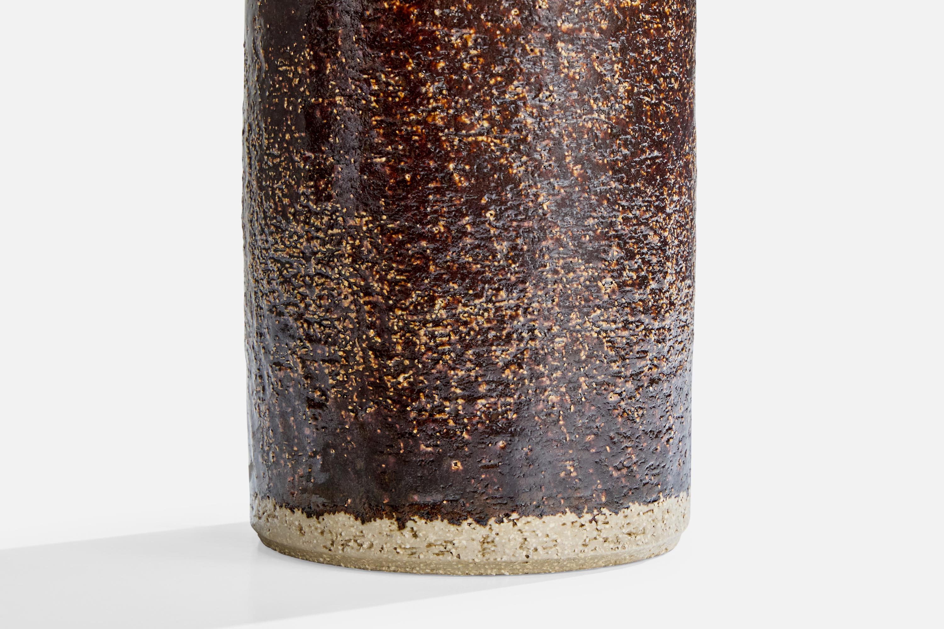 Søholm Stentøj, Table Lamps, Stoneware, Denmark, 1960s For Sale 1