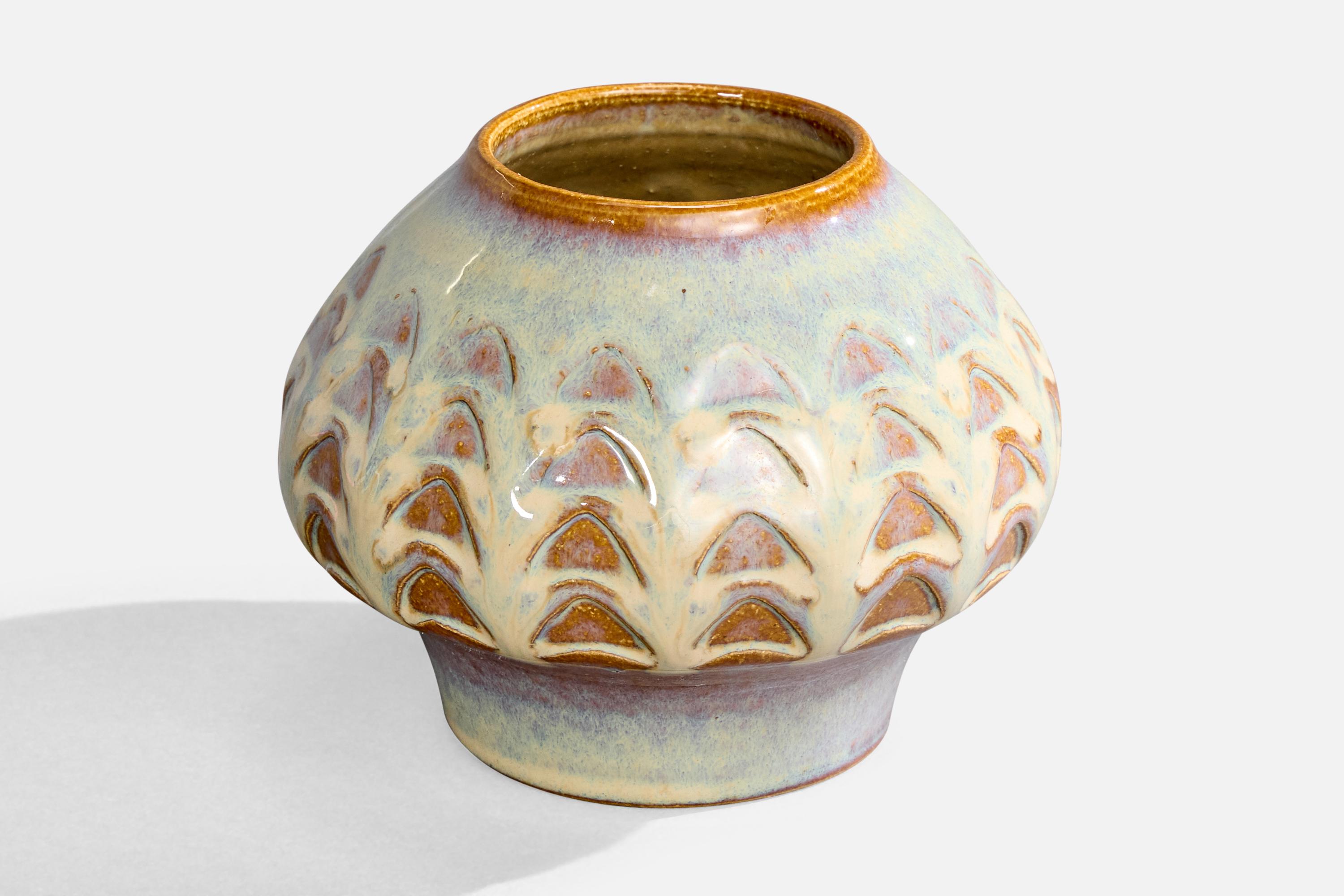 Mid-Century moderno Søholm Stentøj, Vaso, Gres, Danimarca, anni '60 in vendita
