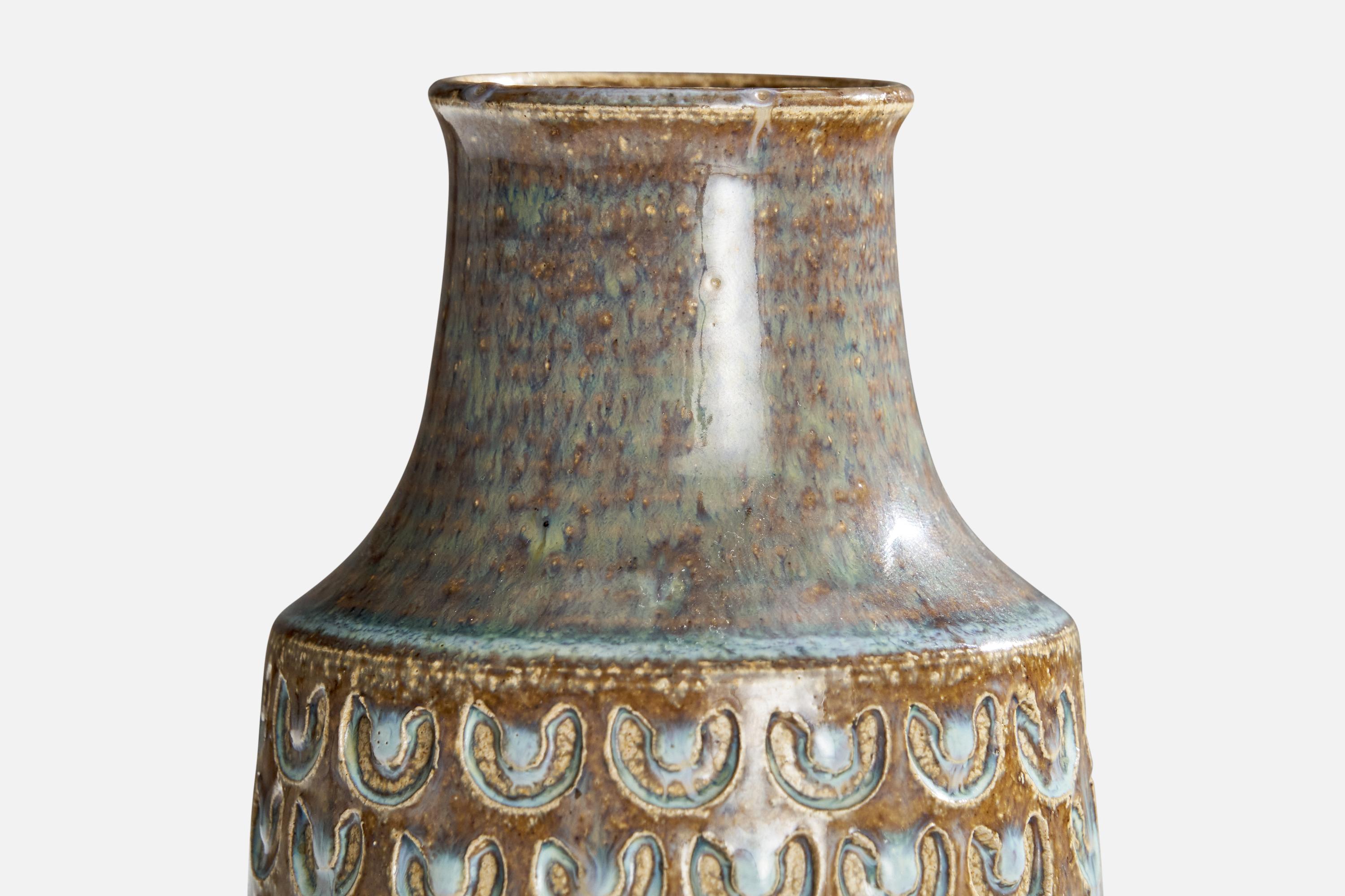 Metà XX secolo Søholm Stentøj, Vaso, Gres, Danimarca, anni '60 in vendita