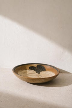 Cuenco de gres Søholm con decoración de esmalte orgánico