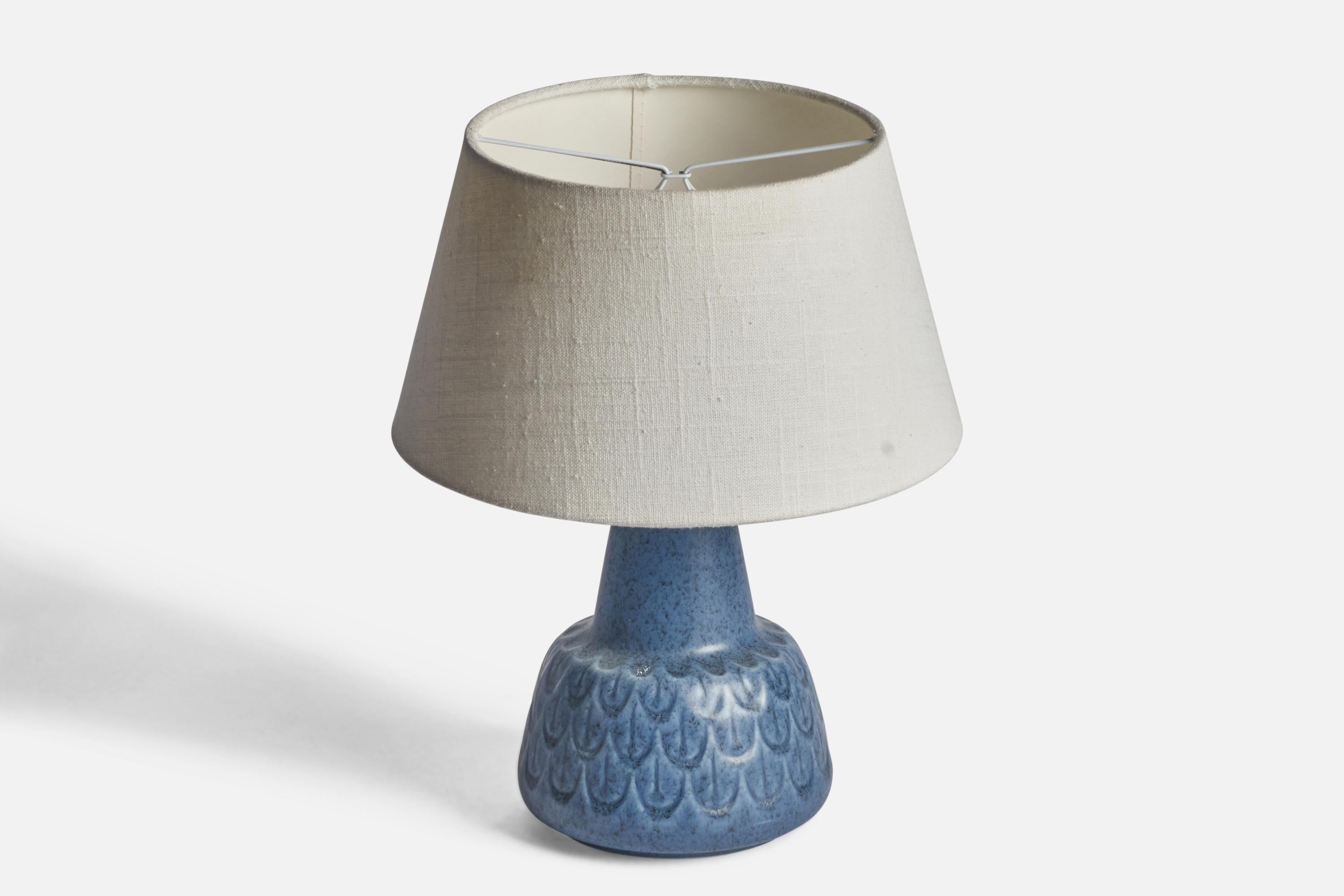 Danish Søholm, Table Lamp, Stoneware, Denmark, 1960s For Sale