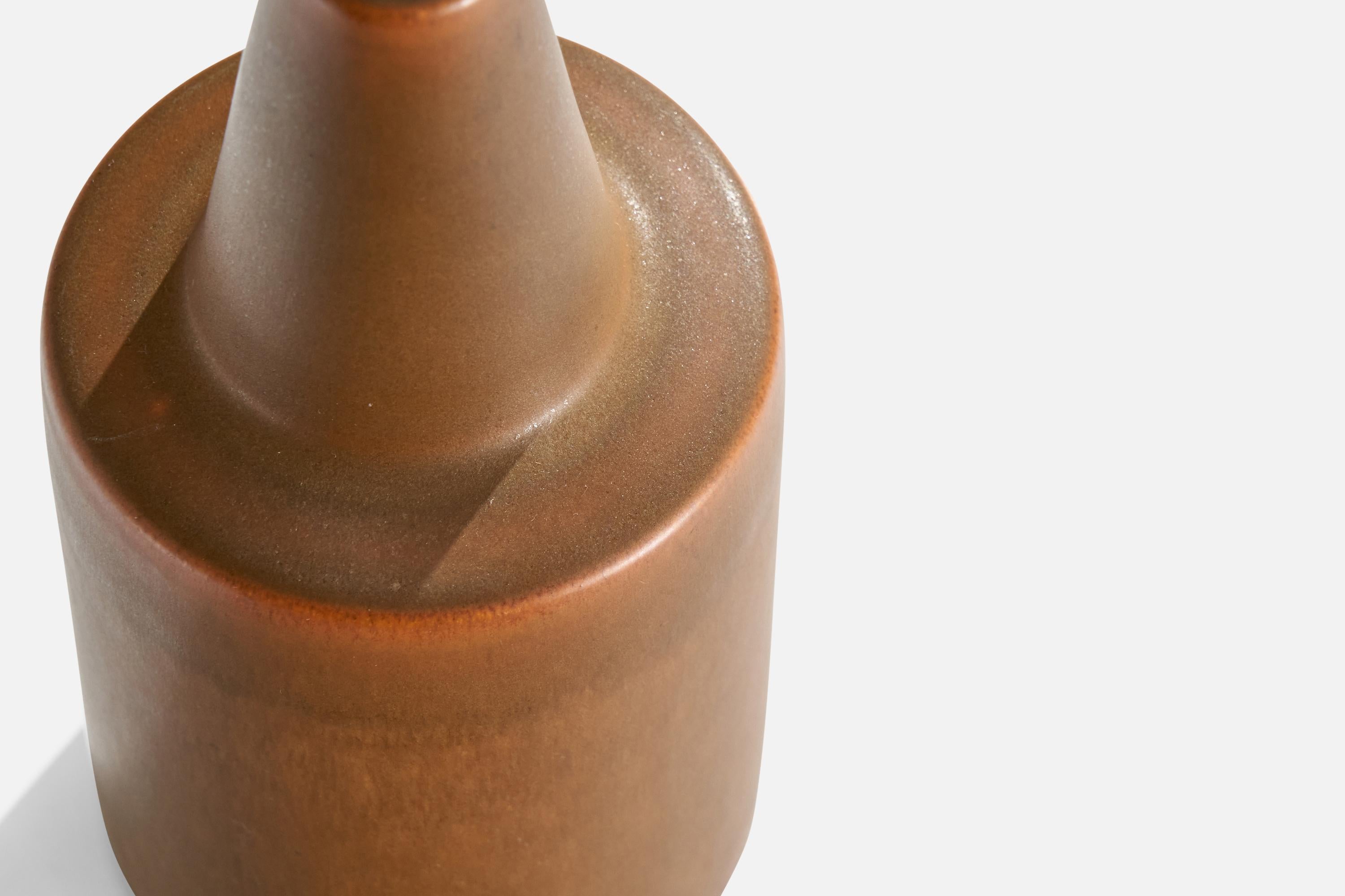 Danish Søholm, Table Lamp, Stoneware, Denmark, 1960s For Sale