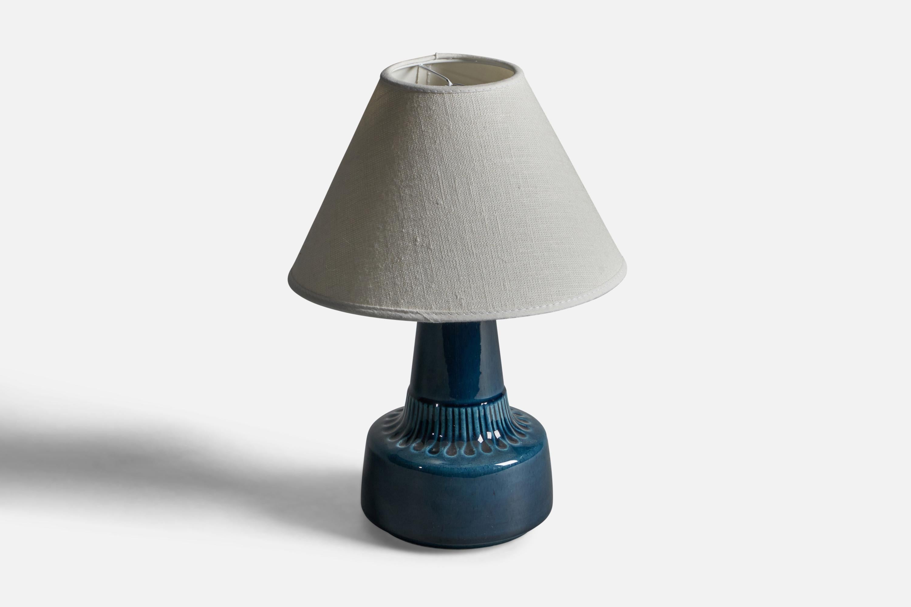 Søholm, Table Lamp, Stoneware, Denmark, 1960s In Good Condition For Sale In High Point, NC