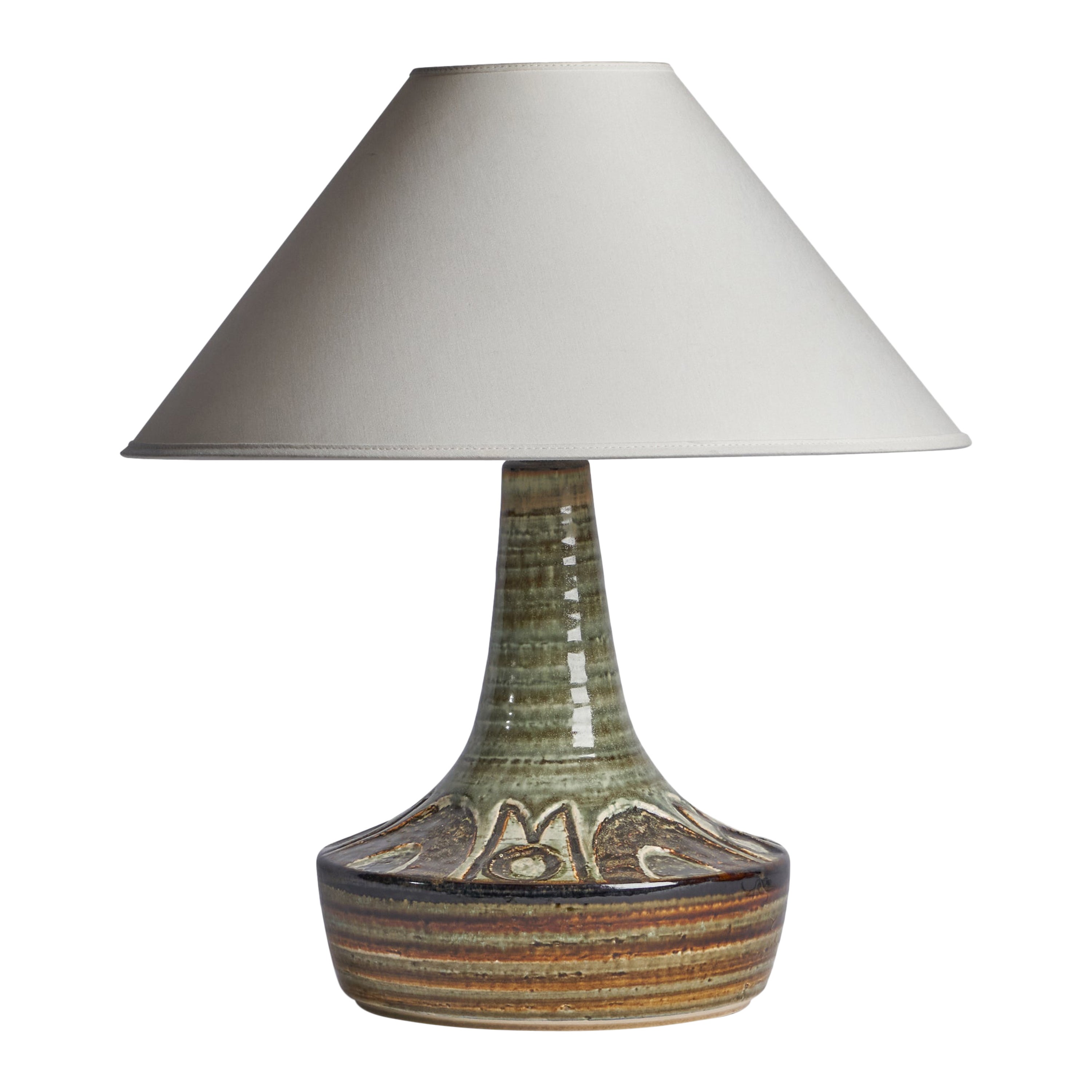 Søholm, Table Lamp, Stoneware, Denmark, 1960s