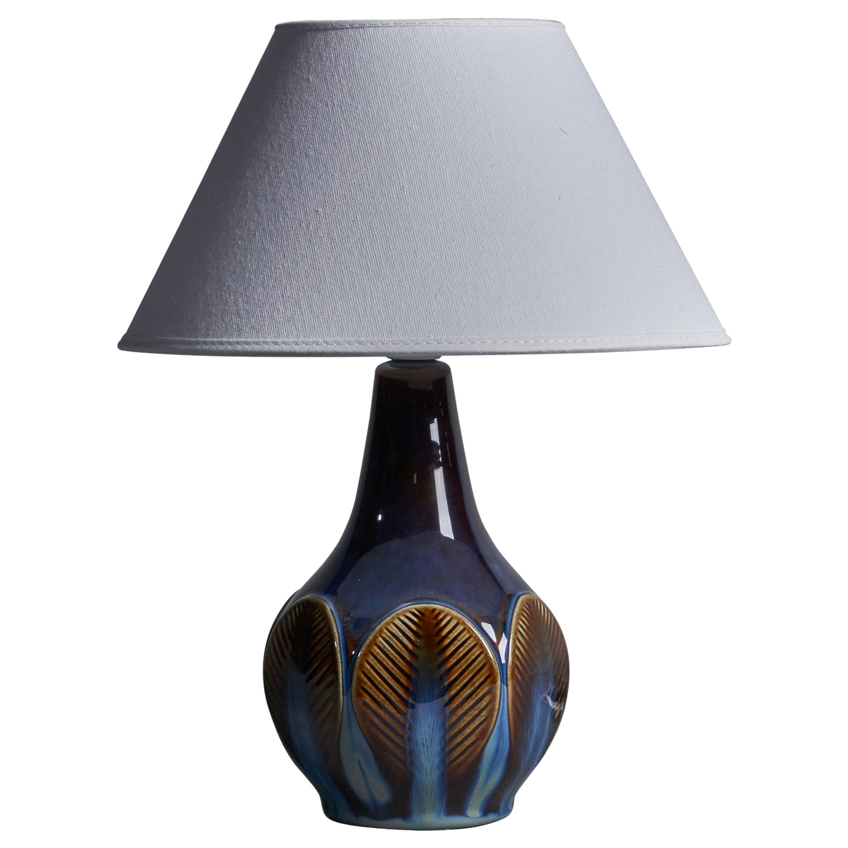 Søholm, lampe de table, grès, Danemark, années 1960