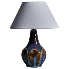 Søholm, lampe de table, grès, Danemark, années 1960