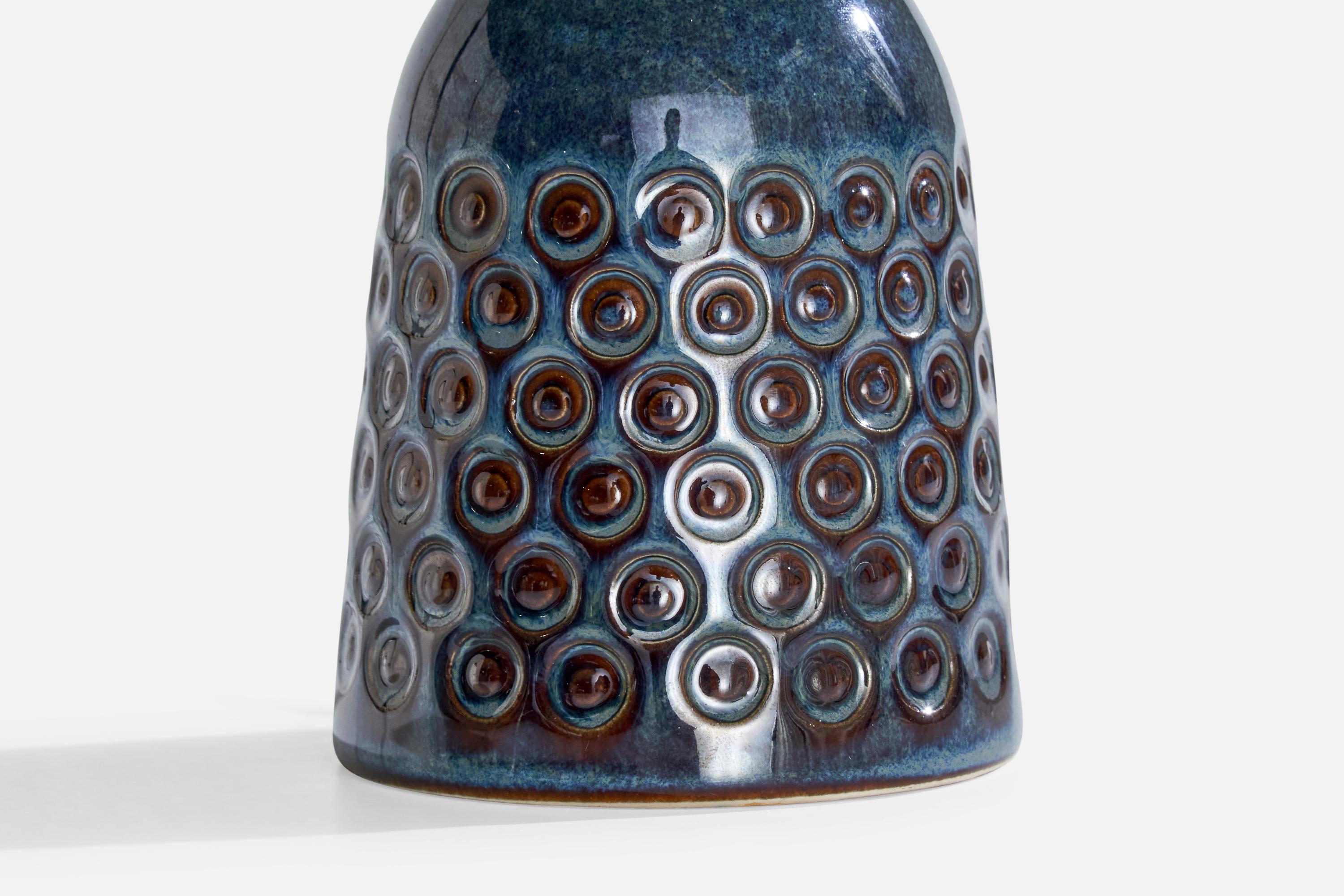 Late 20th Century Søholm, Table Lamp, Stoneware, Denmark, 1970s For Sale