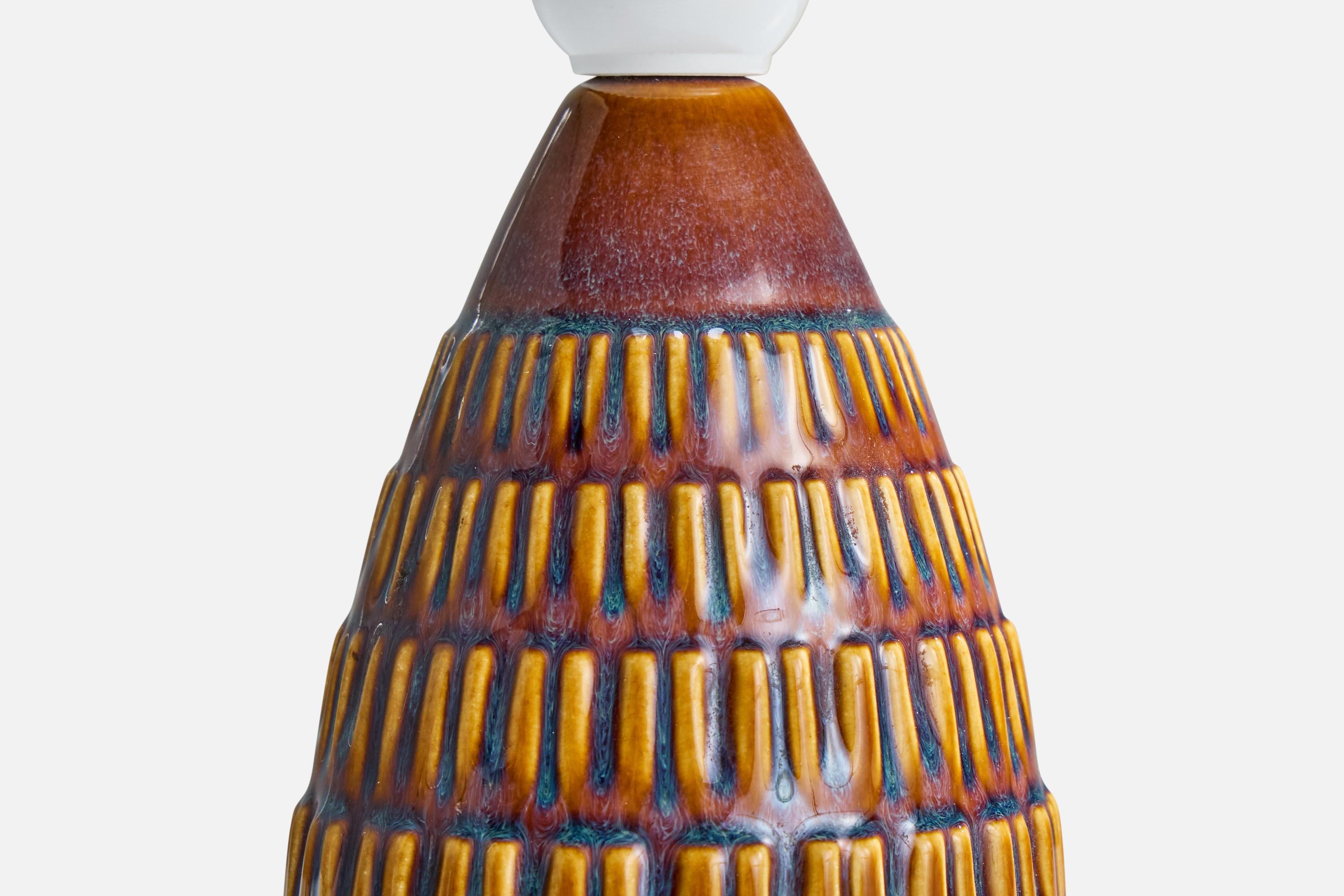 Søholm, Lampada da tavolo, Gres, Danimarca, 1960 ca. In condizioni buone in vendita a High Point, NC