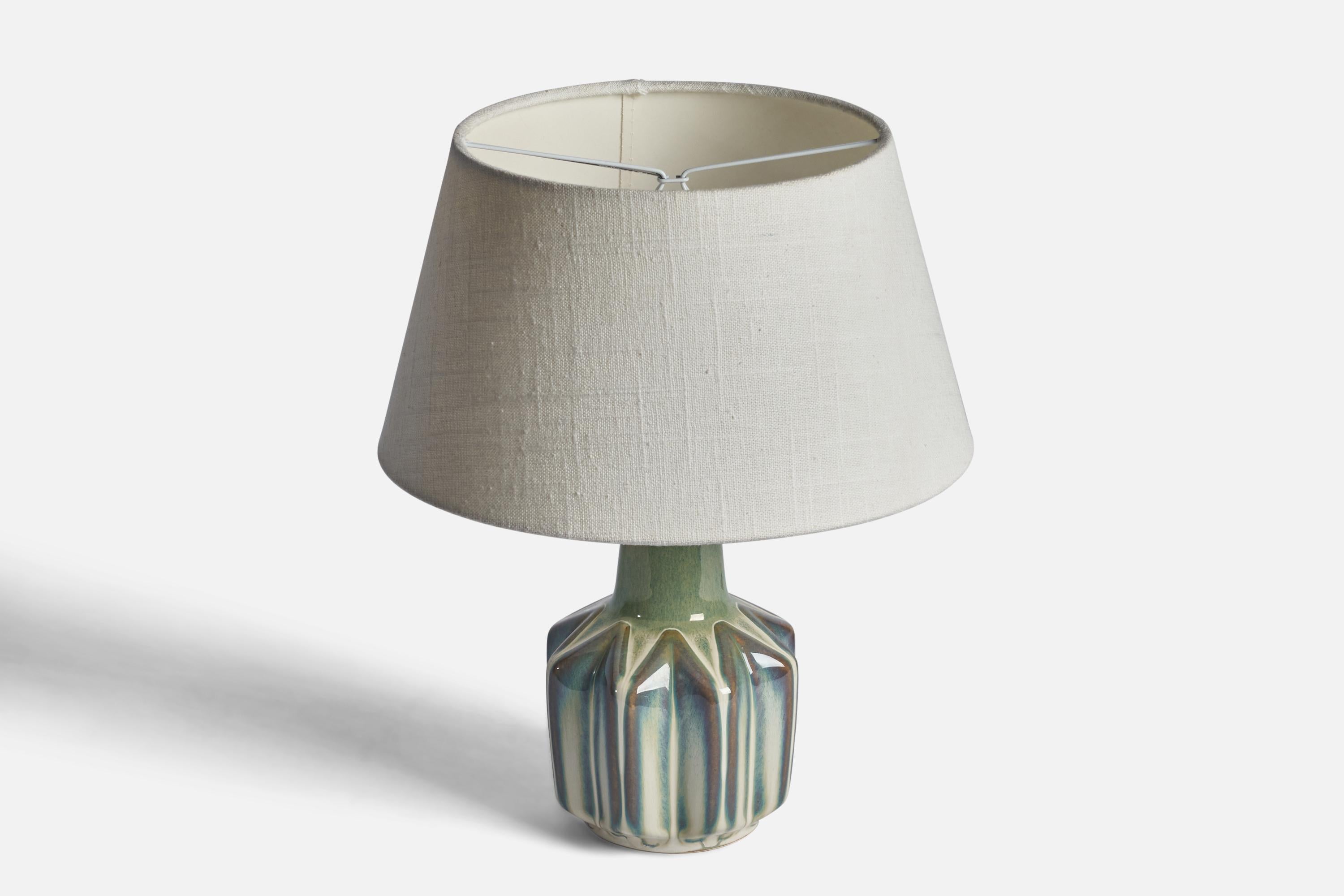 Mid-Century Modern Søholm, Table Lamp, Stoneware, Stoneware, Denmark, 1960s For Sale