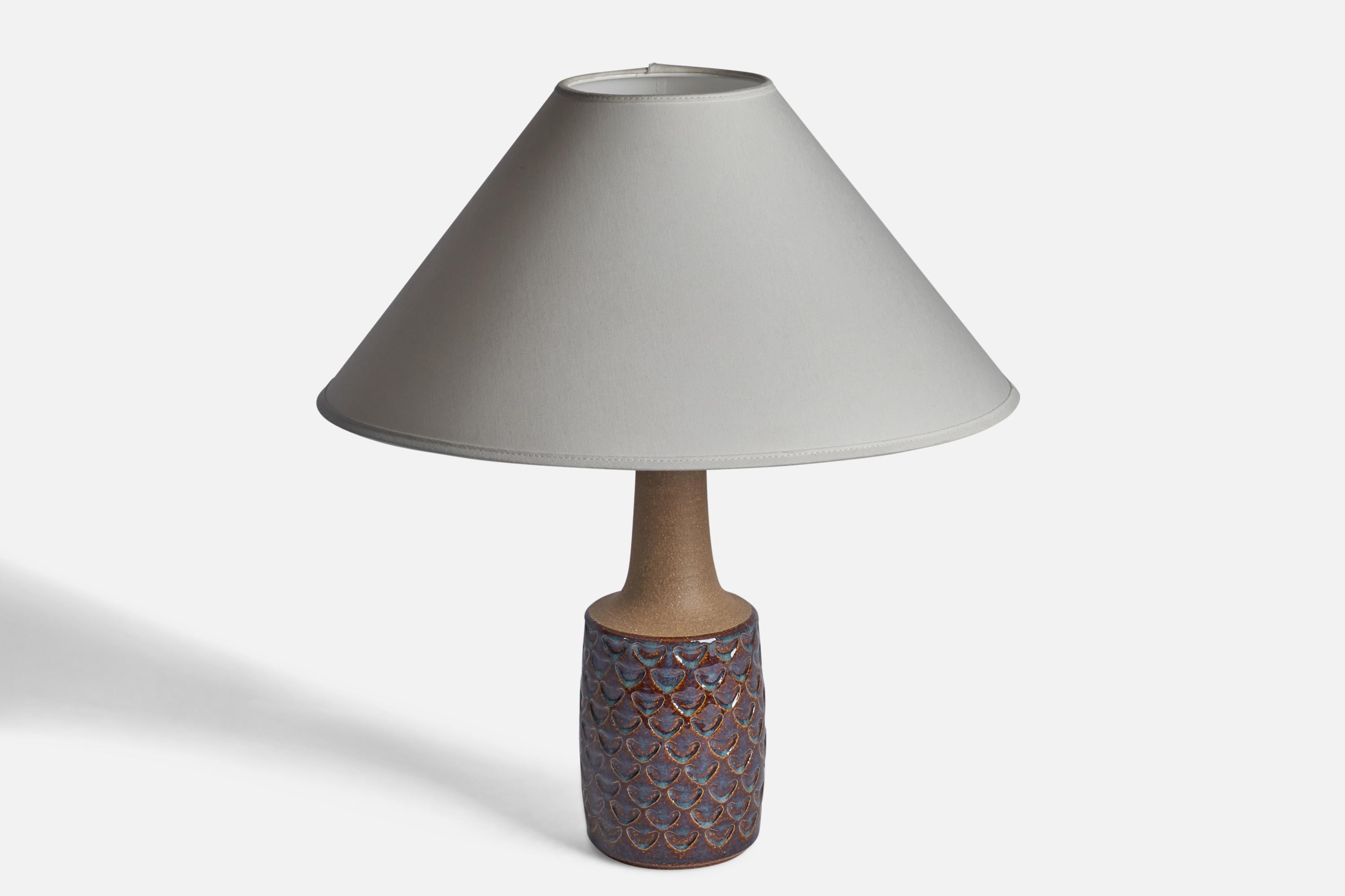 Mid-Century Modern Søholm, Table Lamp, Stoneware, Sweden, 1960s For Sale
