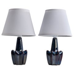 Søholm, Table Lamps, Stoneware, Denmark, 1960s