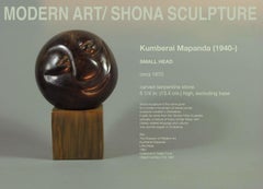 Shona Head Sculpture Carved Stone Kumberai Mapanda, circa 1970