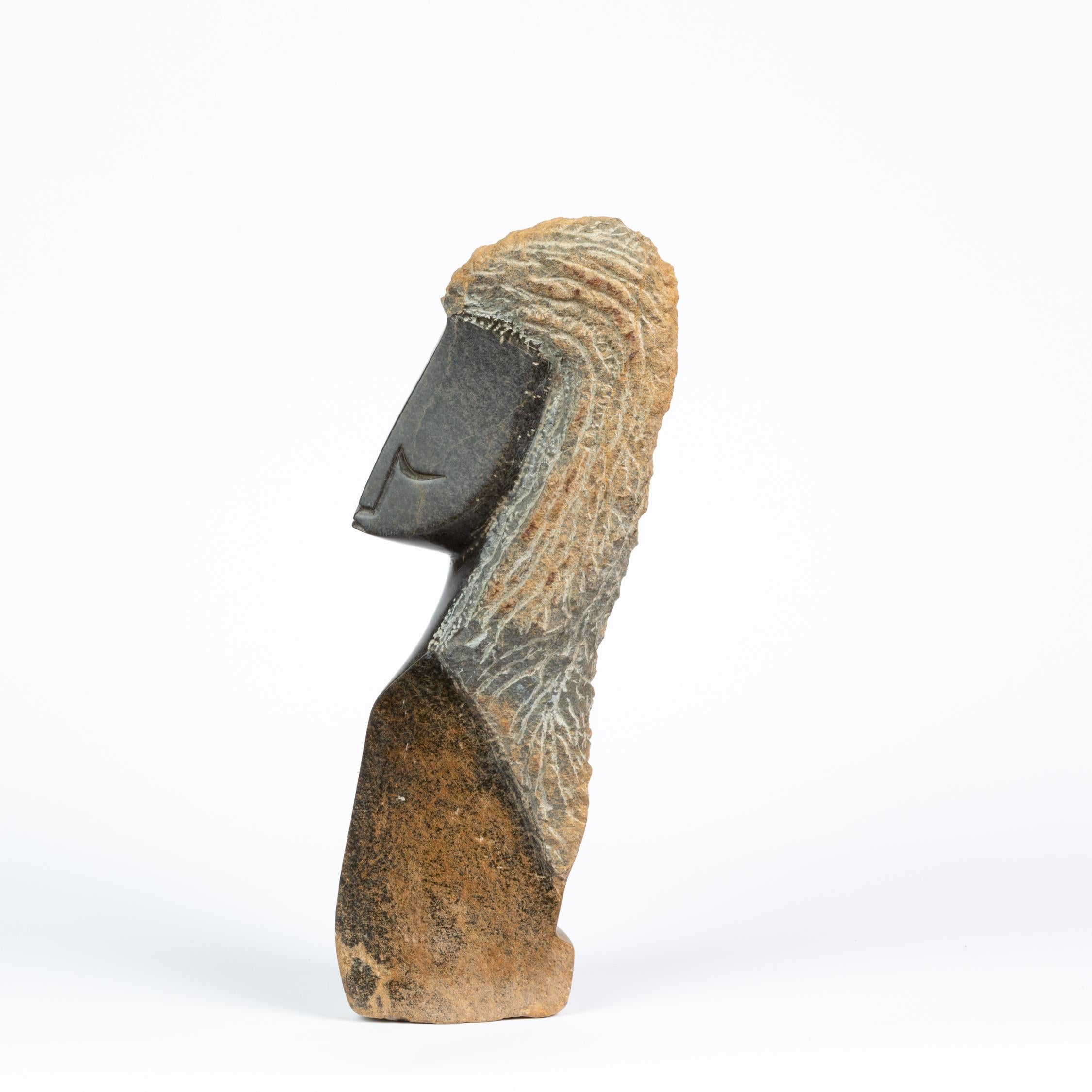 Zimbabwean Shona Sculpture of Solitary Figure