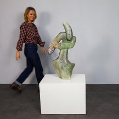 Shona-Krieger Handgeschnitzte Skulptur