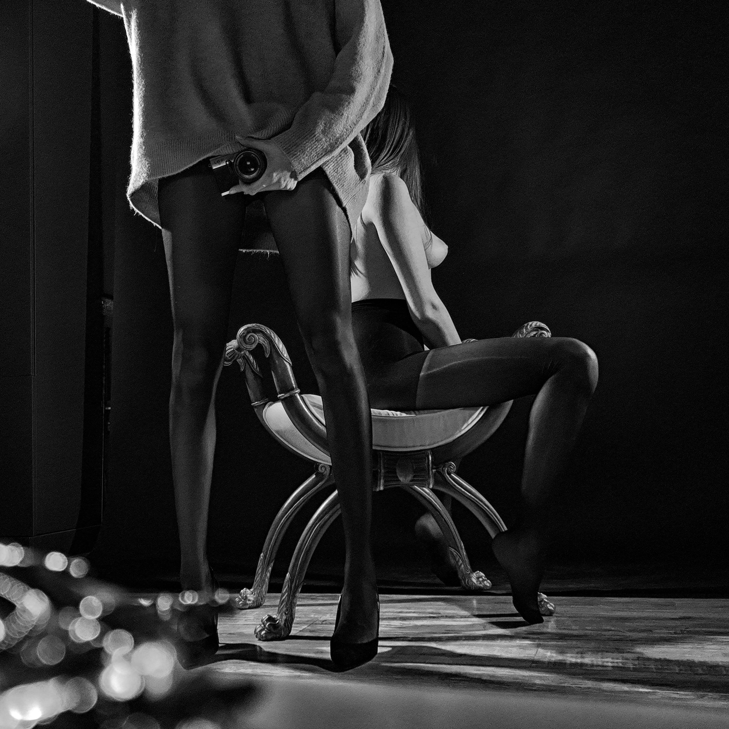 Shoot Me Limited Edition Black and White Photography by European Artist Kosara In New Condition For Sale In Sofia, BG