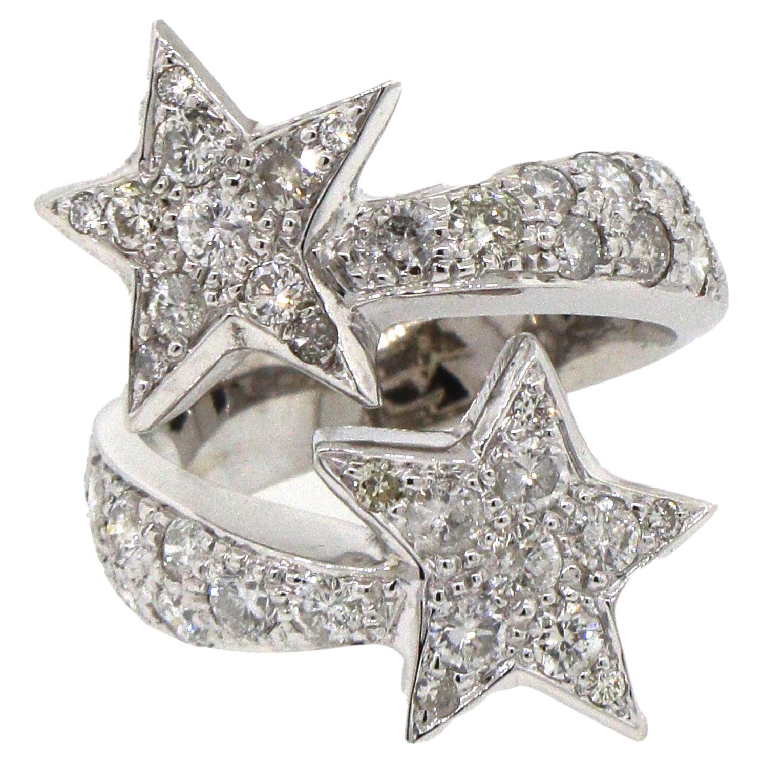 Shooting Star Diamond Ring
