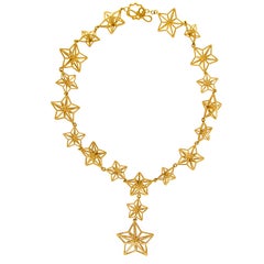 Shooting Stars Gold Necklace