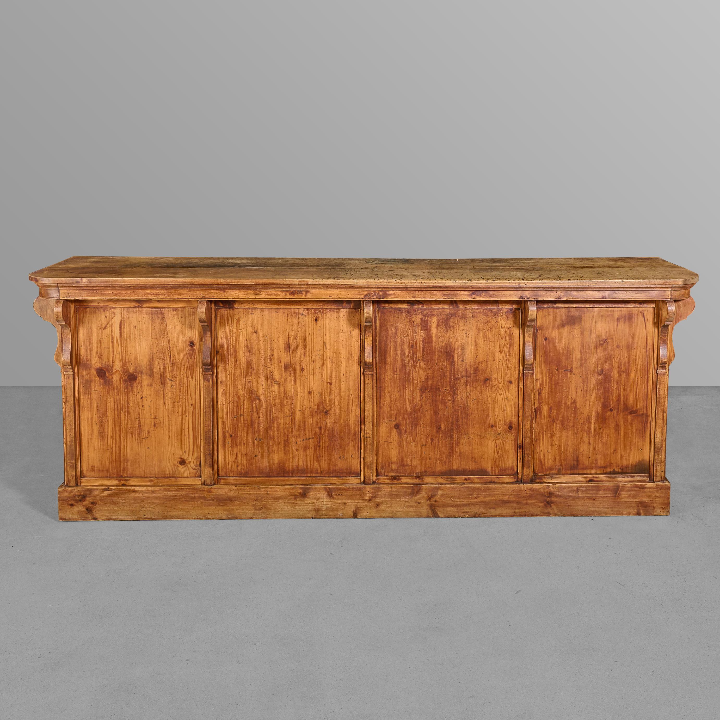 Early 20th Century Shop Counter