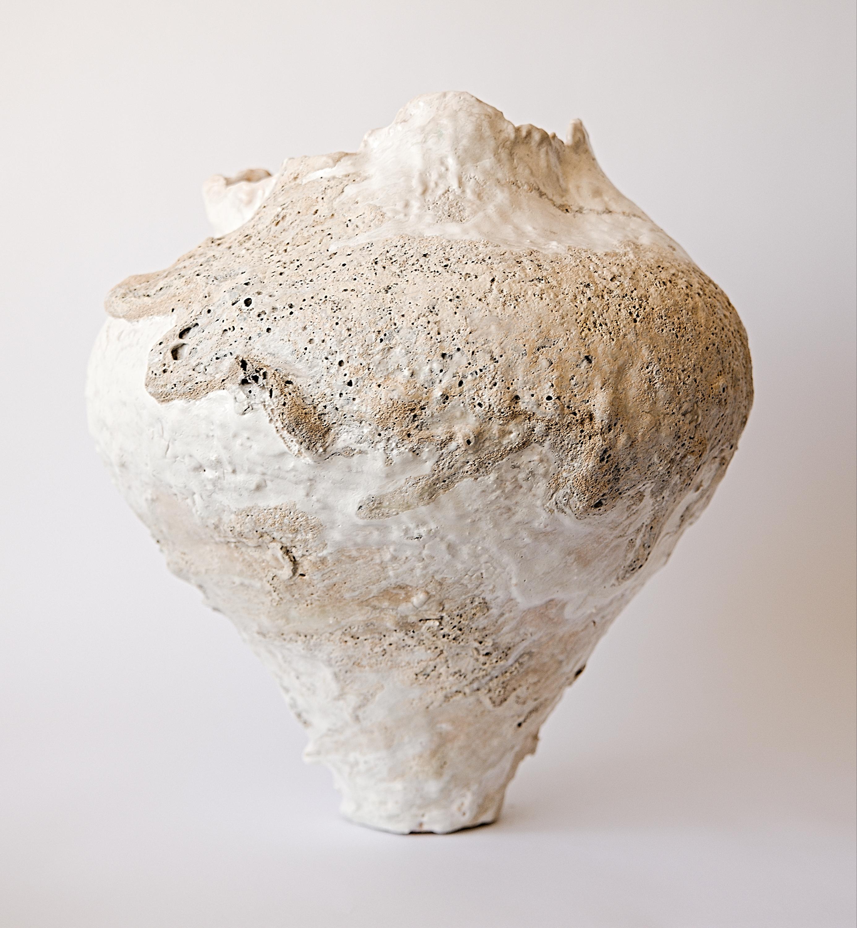 American Shorebreak Series Free Form Hand Made Vase I For Sale