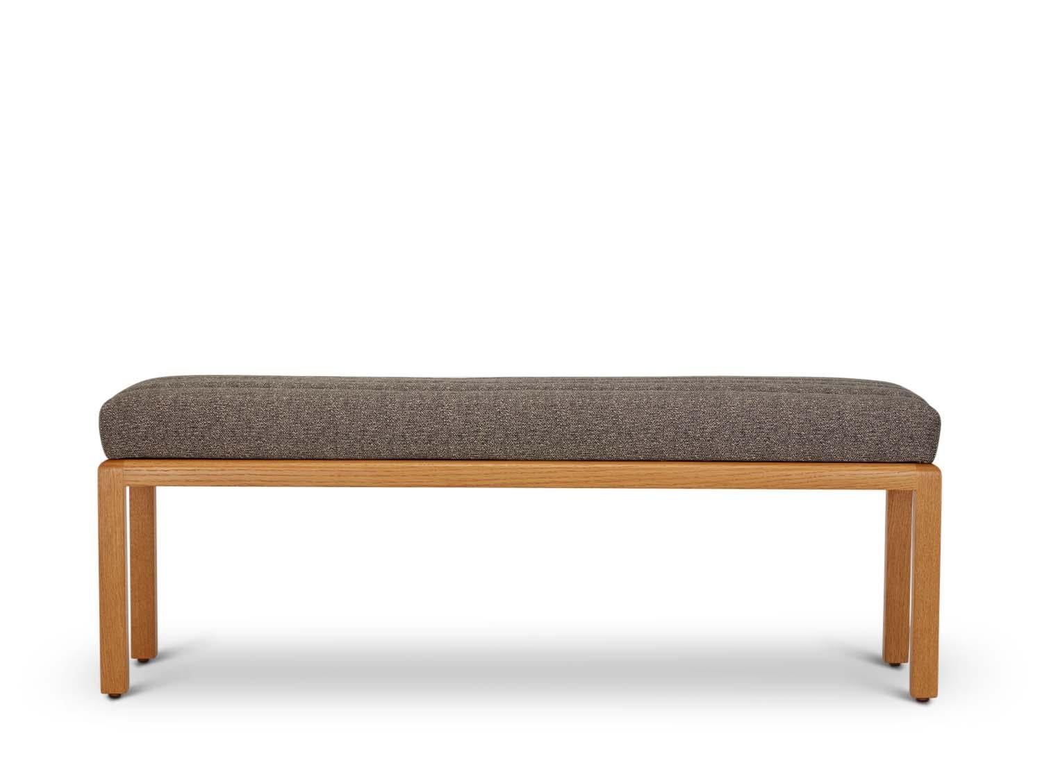 The Shoreland Bench is part of the collaborative collection with interior designer Brian Paquette. The bench features a channel-tufted seat and a solid wood base.

The Lawson-Fenning Collection is designed and handmade in Los Angeles, California.