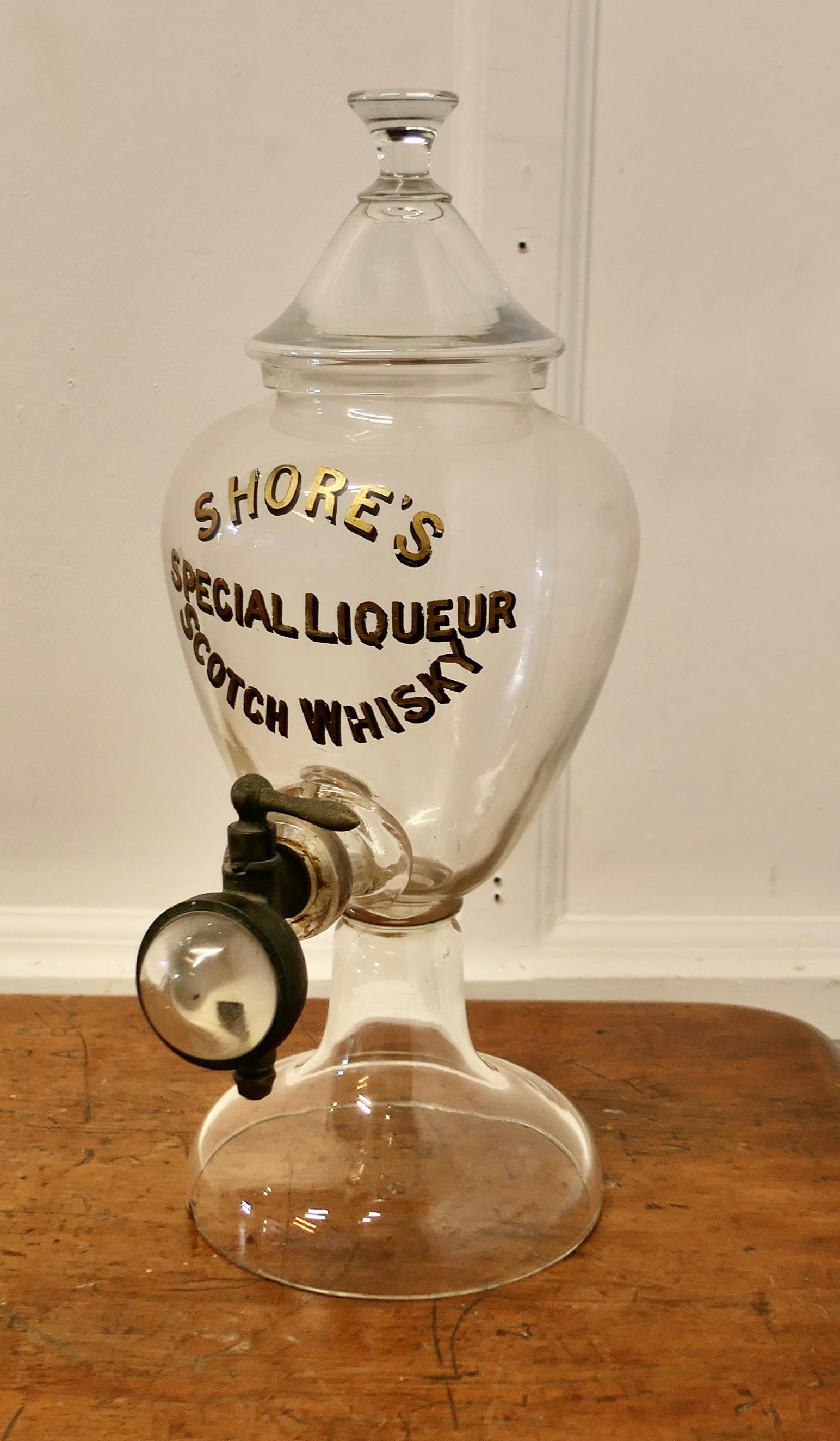 Arts and Crafts Shore’s Special Liqueur Scotch Whiskey Dispenser Samovar    For Sale