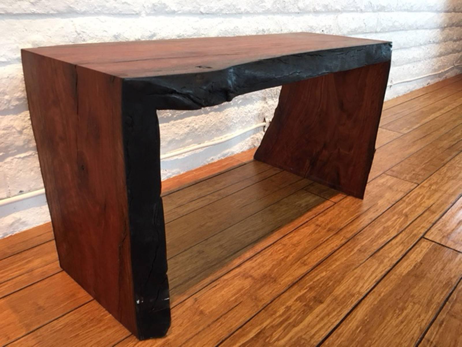 American Short Bench in Eucalyptus Wood For Sale