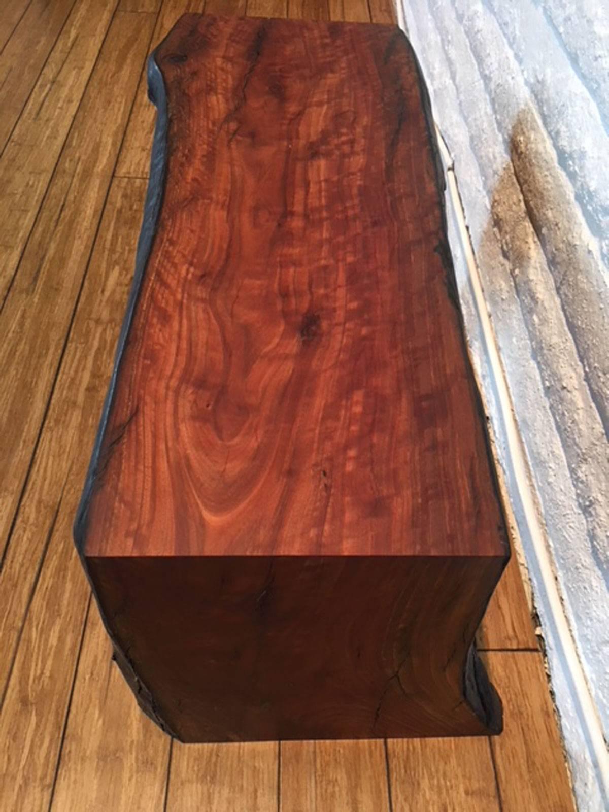 Short Bench in Eucalyptus Wood For Sale 1