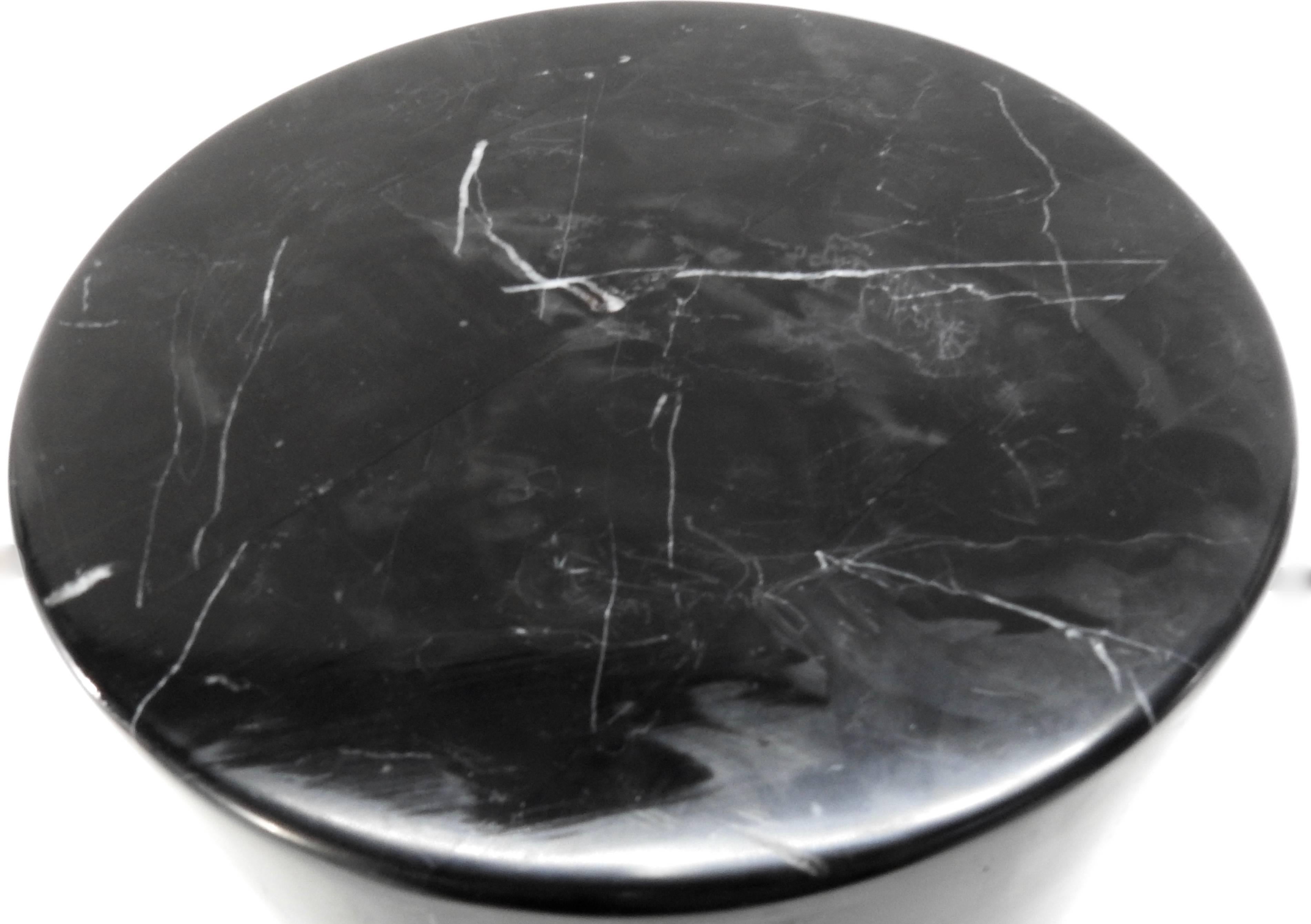 American Marble Black Short Display Pedestal