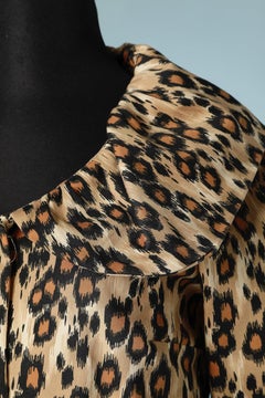 Short coton single breasted jacket with round collar Moschino Jeans