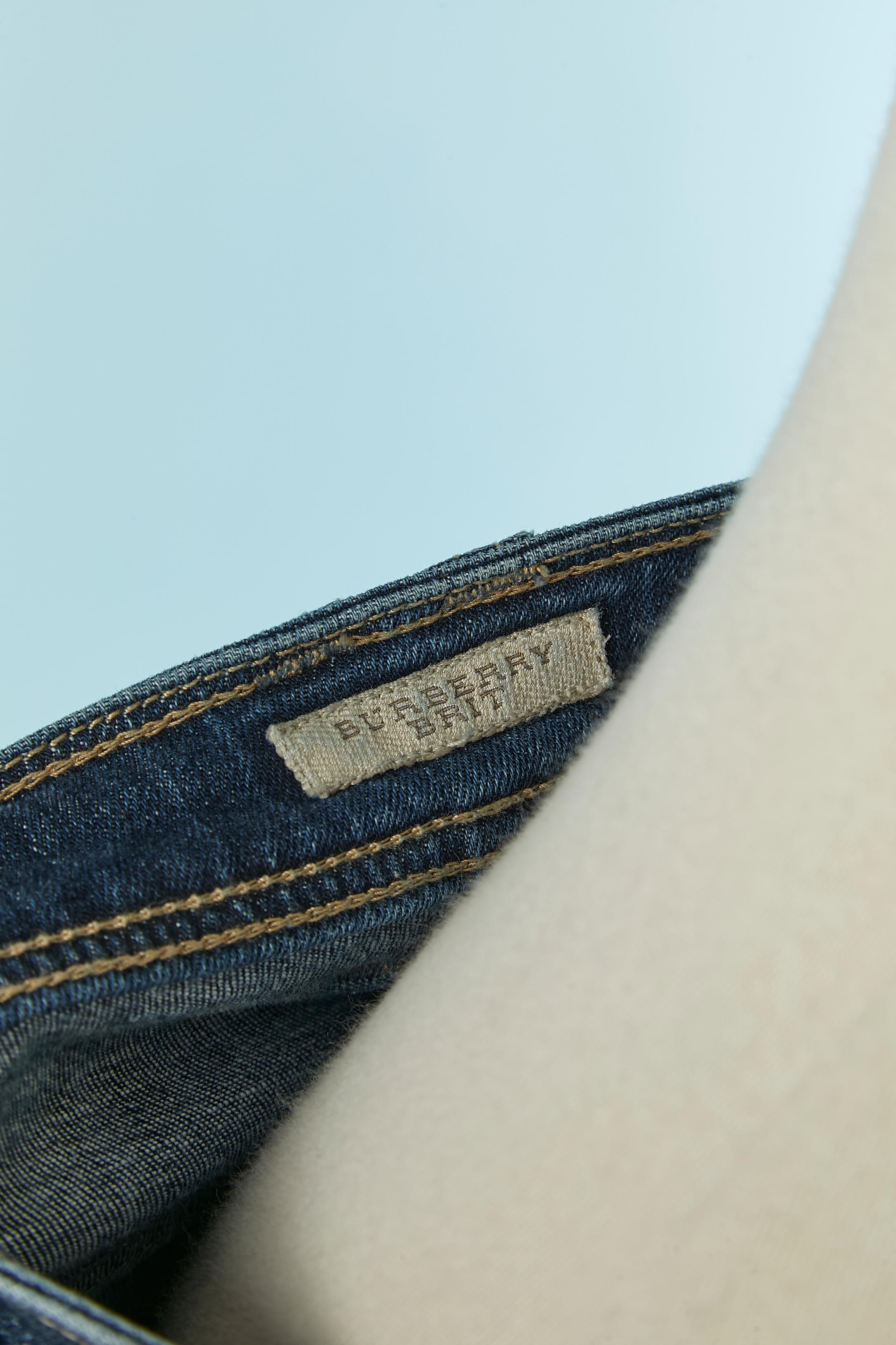 Jean court en denim BURBERRY BRIT Nouveau avec étiquette en vente 2