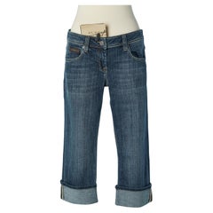 Jean court en denim BURBERRY BRIT Nouveau avec étiquette