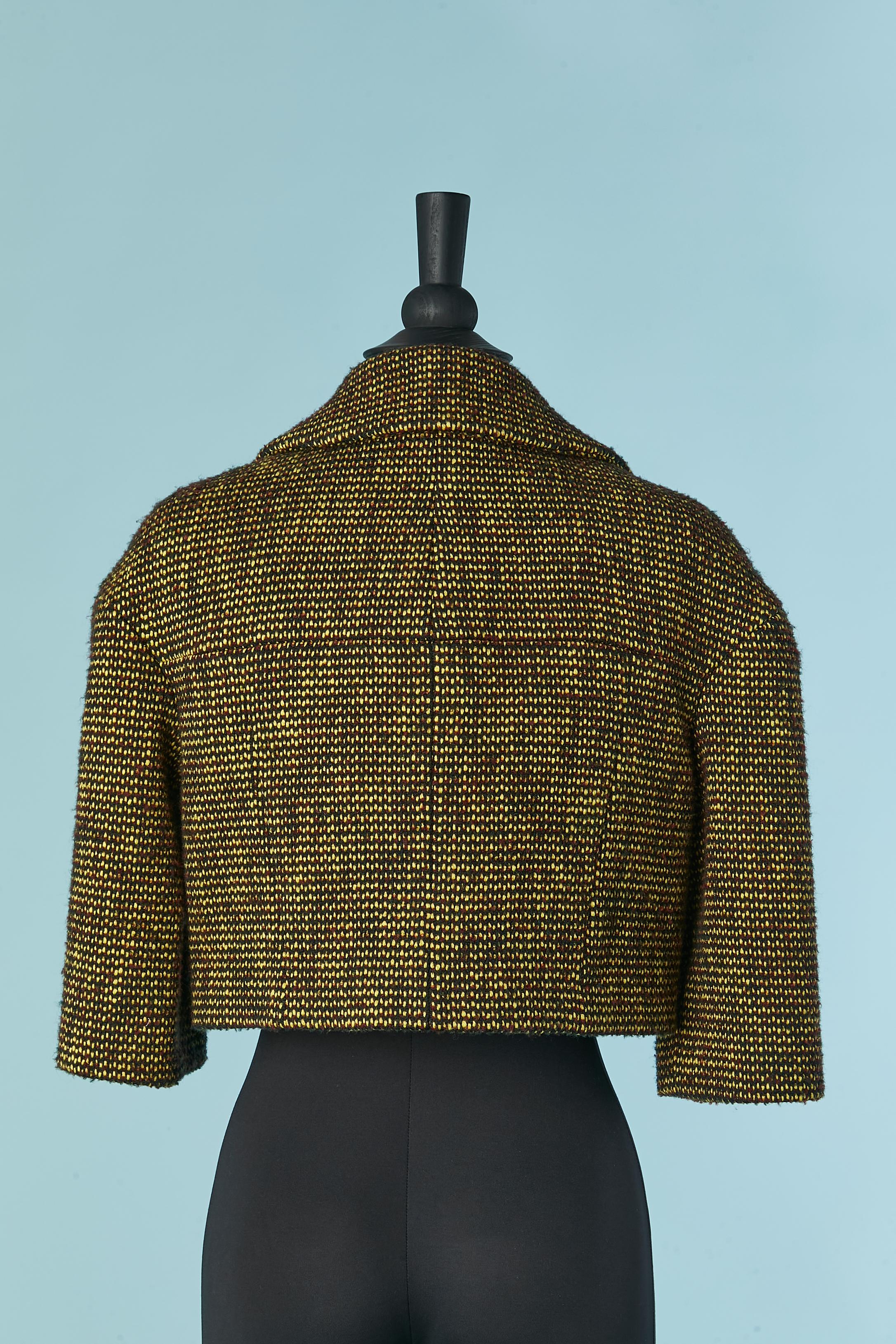 Chaqueta corta cruzada de tweed CHANEL 1