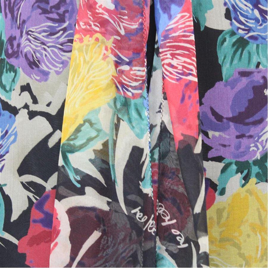 Silk Multicolored Floral print Total length cm 70 (27.5 inches) Original price euro 410
