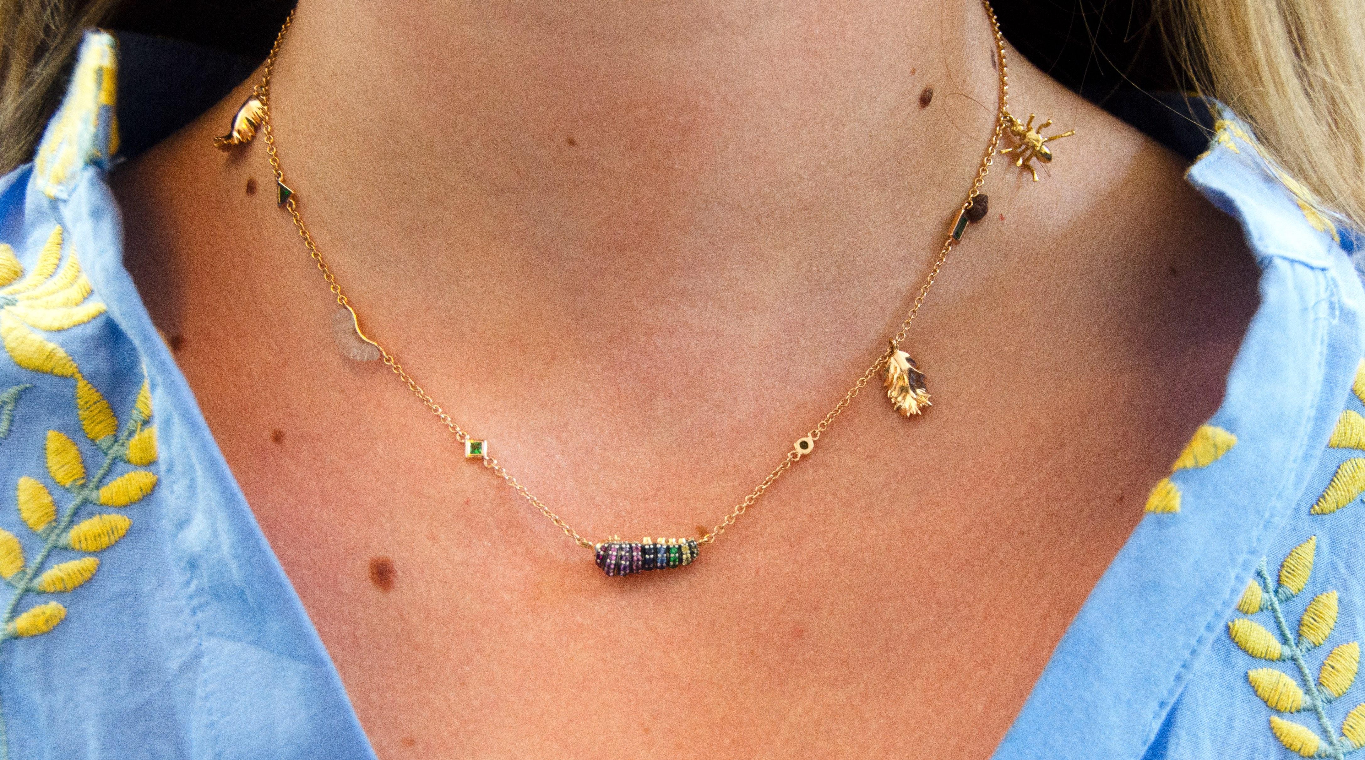 Short Insect Necklace In New Condition For Sale In Amsterdam, NL