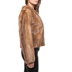 Short Jacket In Tawny Mink Choker
