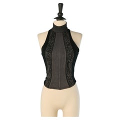 Short jacquard tank-top ALAIA