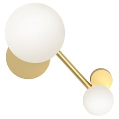 Short Line, 2 Globes, Ceiling Light by Atelier Areti