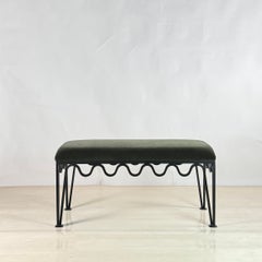 Short 'Méandre' Bench by Design Frères in COM