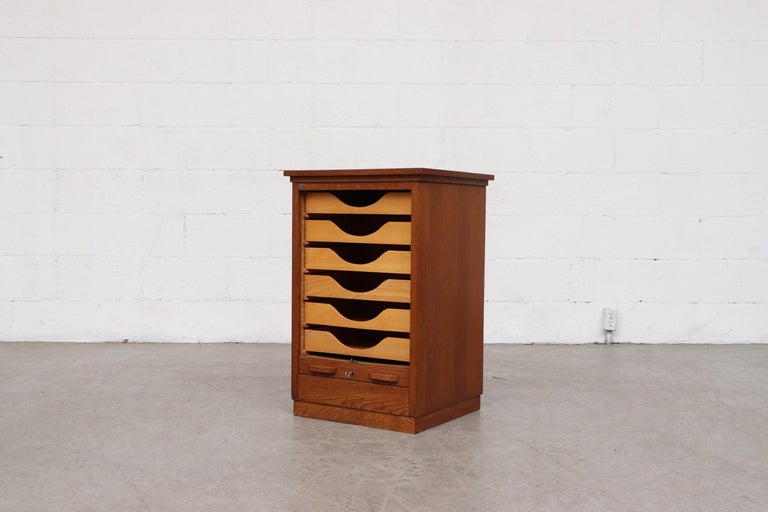 Short Oak File by Eeka with Tambourd Door at 1stDibs short