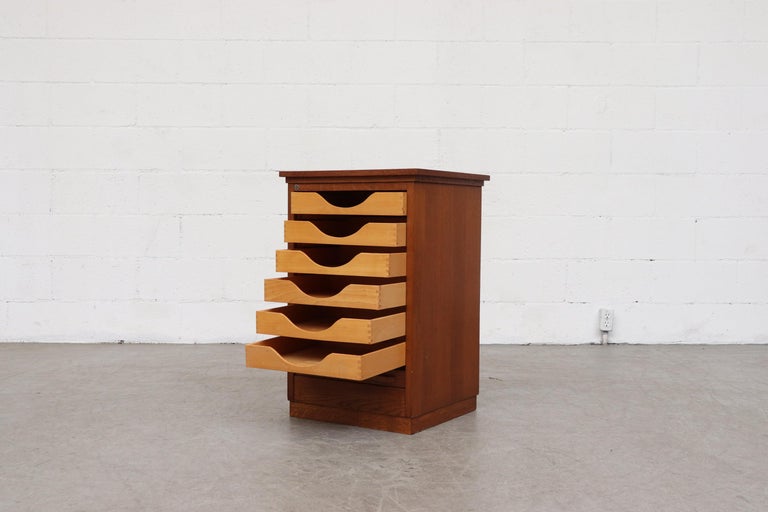 Short Oak File by Eeka with Tambourd Door at 1stDibs short