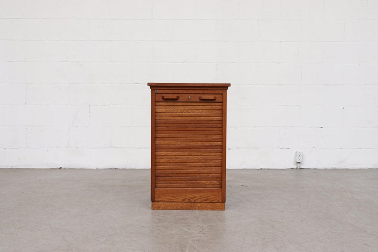 Short Oak File by Eeka with Tambourd Door at 1stDibs short