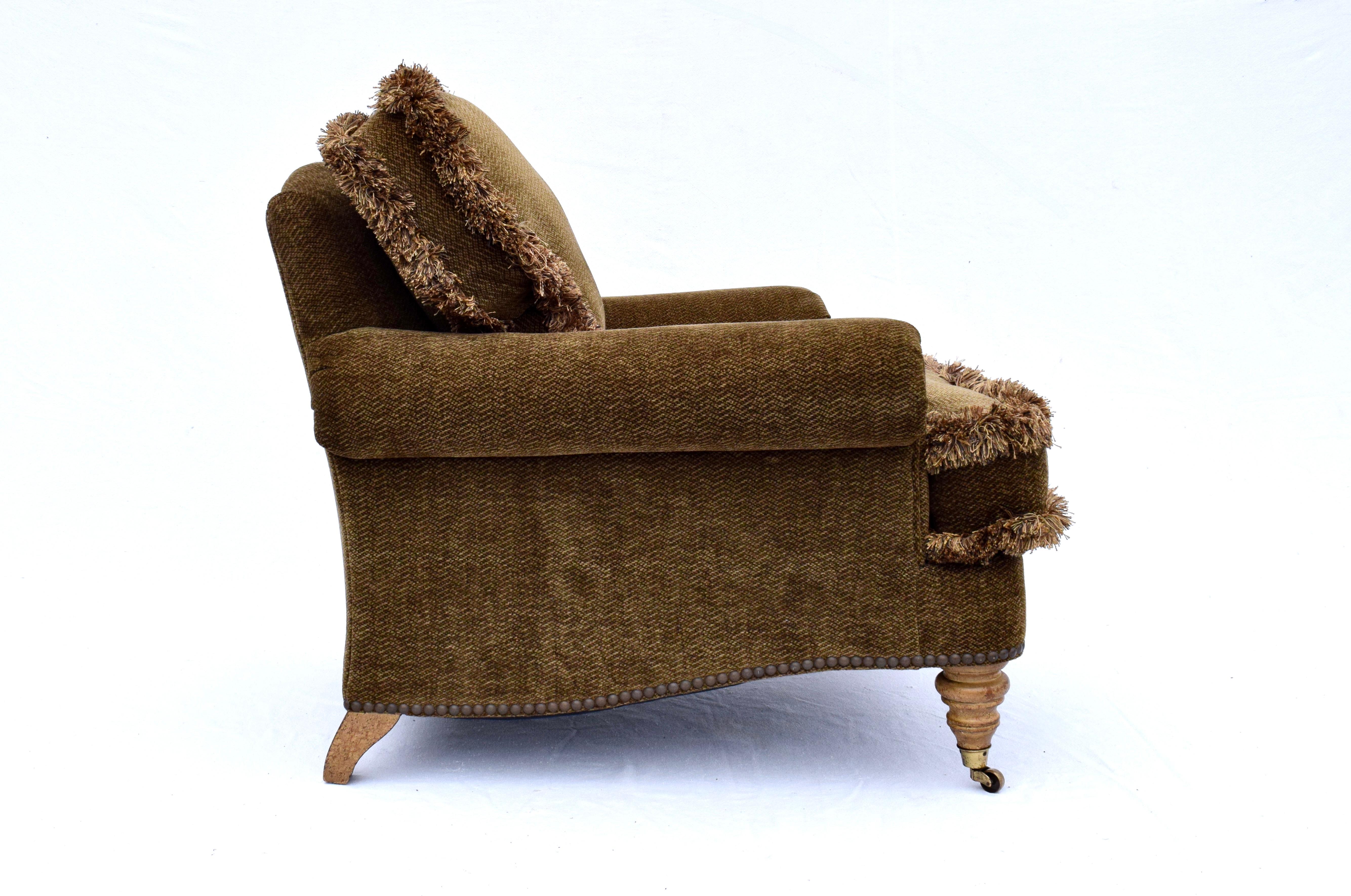 Silla de salón con brazos cortos en espiral según George Smith en venta 4