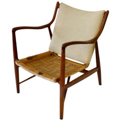 Short Term Listing Walnut Frame as Is Upholstery Finn Juhl NV 45 Chair 