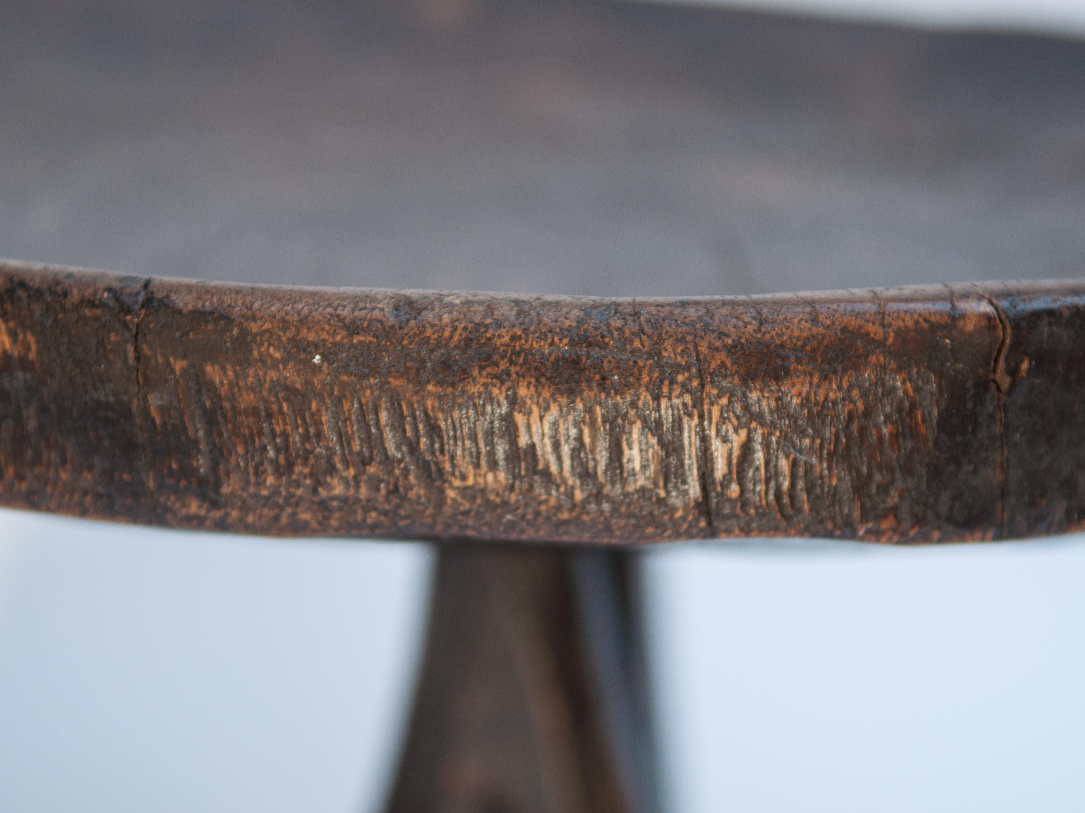 Short Tribal Wooden Stool, from Ethiopia, Mid-Late 20th Century 1