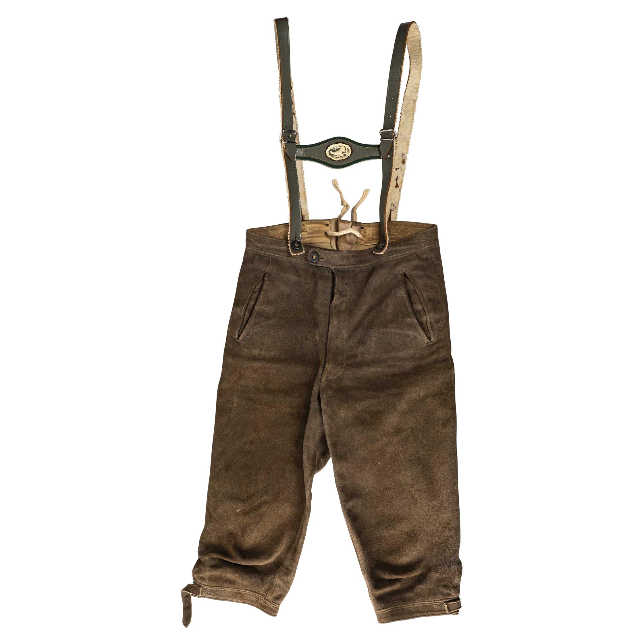Short Trousers with Braces from Tyrol