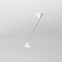 Short White Hat Ceiling Light by Atelier Areti